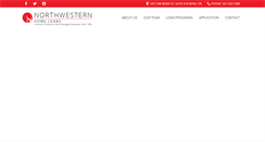 Desktop Screenshot of northwesternhomeloans.com